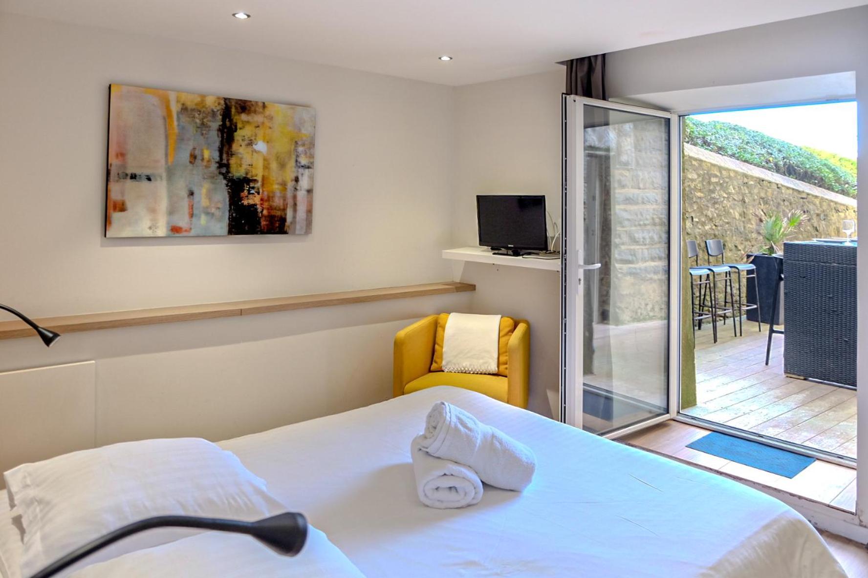 Magnifique Appartement Avec Terrasse, Parking Et Vue Sur L'Ocean Pour 5 Biarritz Extérieur photo