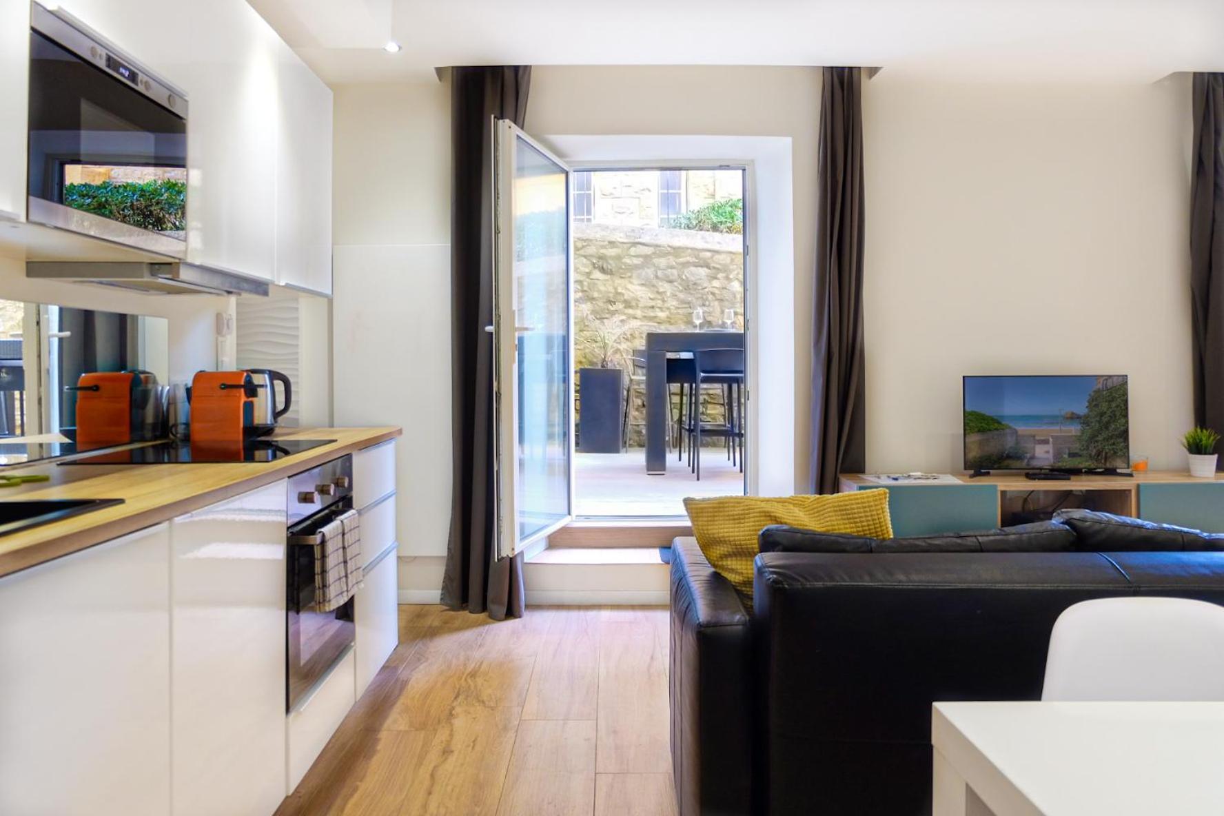 Magnifique Appartement Avec Terrasse, Parking Et Vue Sur L'Ocean Pour 5 Biarritz Extérieur photo
