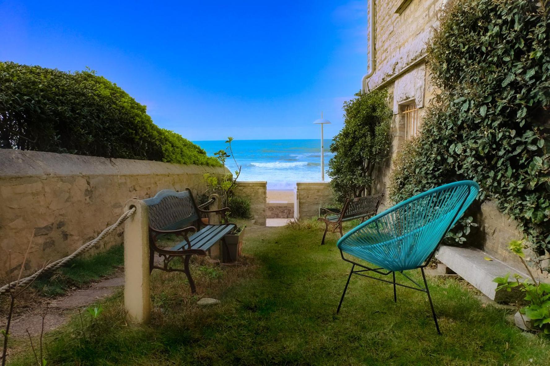 Magnifique Appartement Avec Terrasse, Parking Et Vue Sur L'Ocean Pour 5 Biarritz Extérieur photo